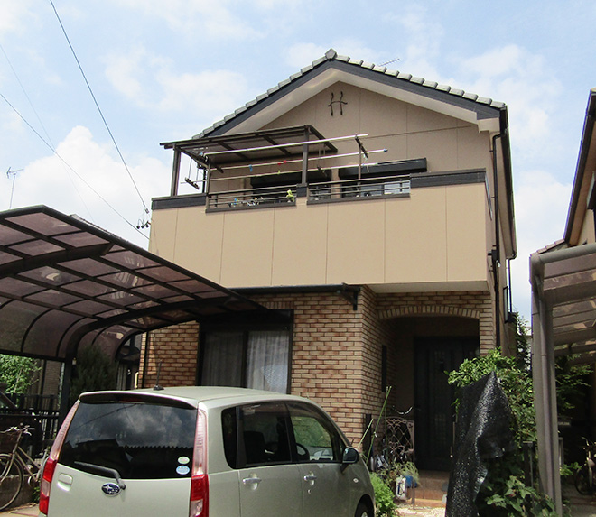 岩倉市Ｆ様_外壁塗装工事_施工後全景写真