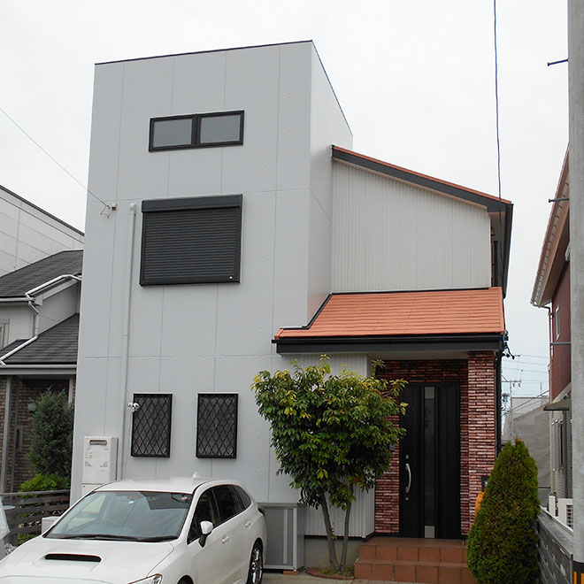 愛知県春日井市Ｍ様_外壁屋根塗装工事_施工後全景写真_株式会社麻布