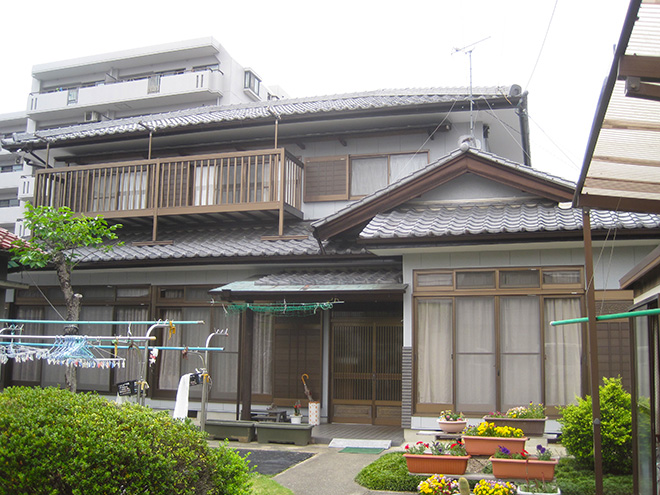 春日井市Ｎ様邸、外壁塗装施工後、外観全景画像