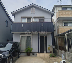 愛知県春日井市Ｋ様_外壁屋根塗装工事_施工後全景写真_株式会社麻布