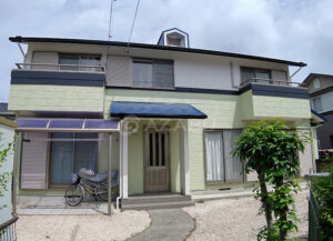 愛知県春日井市Ｋ様_外壁屋根塗装工事_施工後全景写真_株式会社麻布