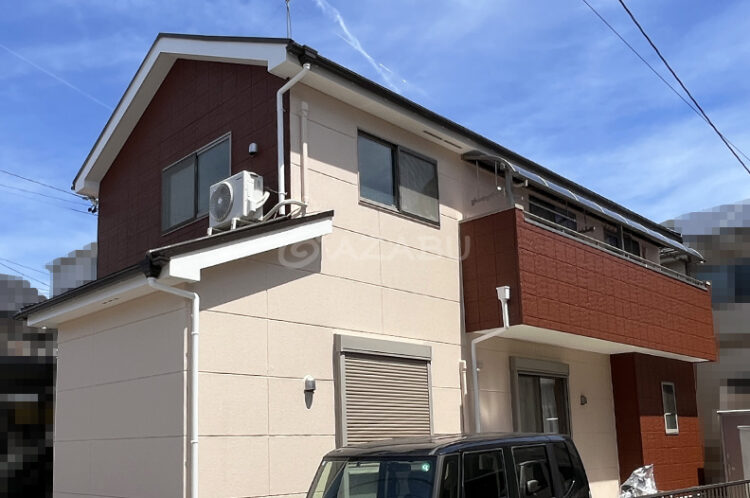 愛知県春日井市I様 フッ素のボンフロンエナメルGT仕様で屋根と外壁を塗り替えました