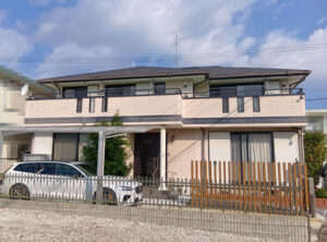 愛知県名古屋市Ｙ様_外壁屋根塗装工事_施工前外観画像_エディオンシリコン遮熱_株式会社麻布