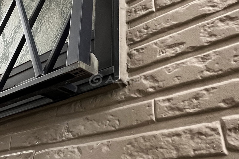 窓サッシ周りのシール