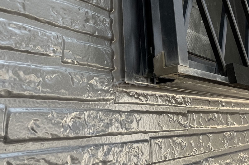 窓サッシ周りのシール