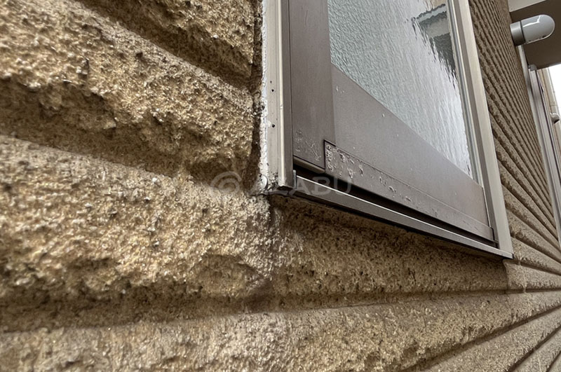 開口部の窓サッシ周りシール