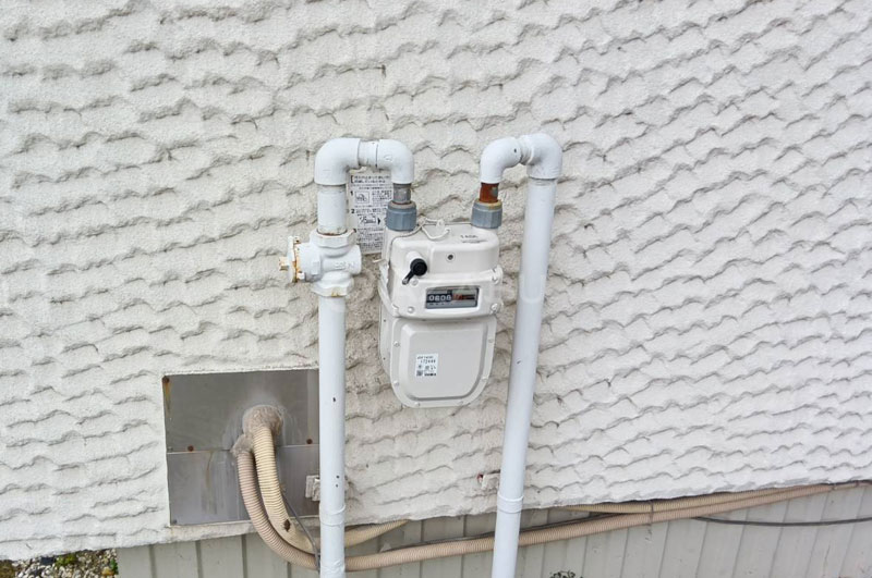 ガスメーター配管