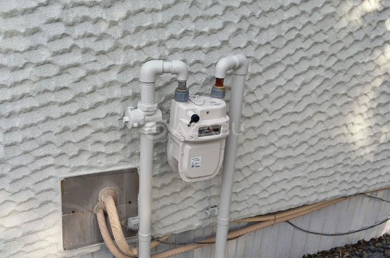 ガスメーター配管