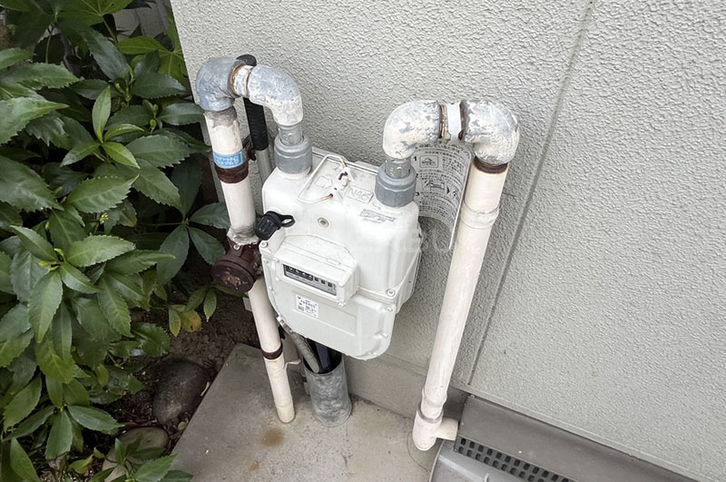 ガスメーター配管