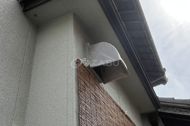 換気扇フード、庇