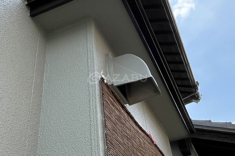 換気扇フード、庇